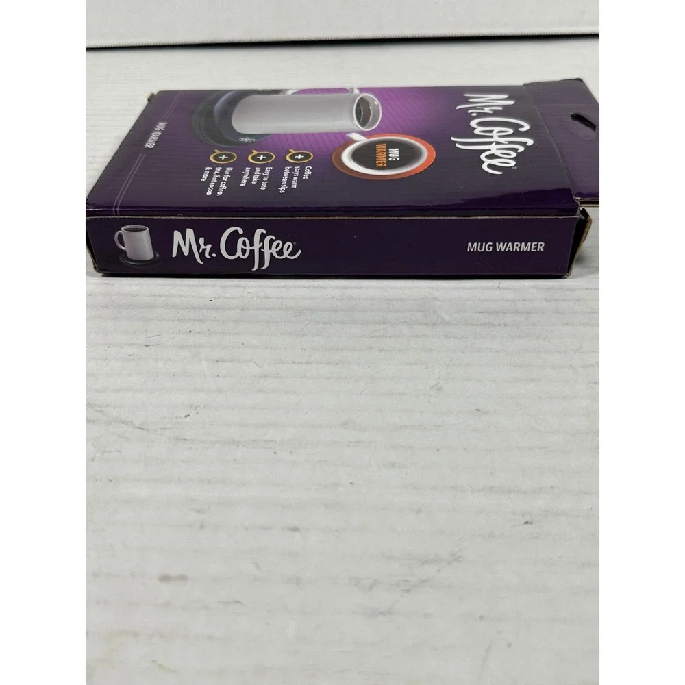 Mr. Coffee Mug Warmer Black Portable‎ Beverage Heater MWBLKPDQ-RB New